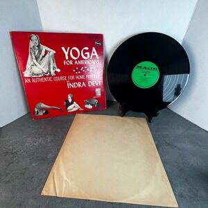 Indra Devi Yoga‎ For Americans Vinyl LP Mace MCS 10021 Instructional Record